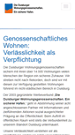 Mobile Screenshot of duisburger-wohnungsgenossenschaften.de